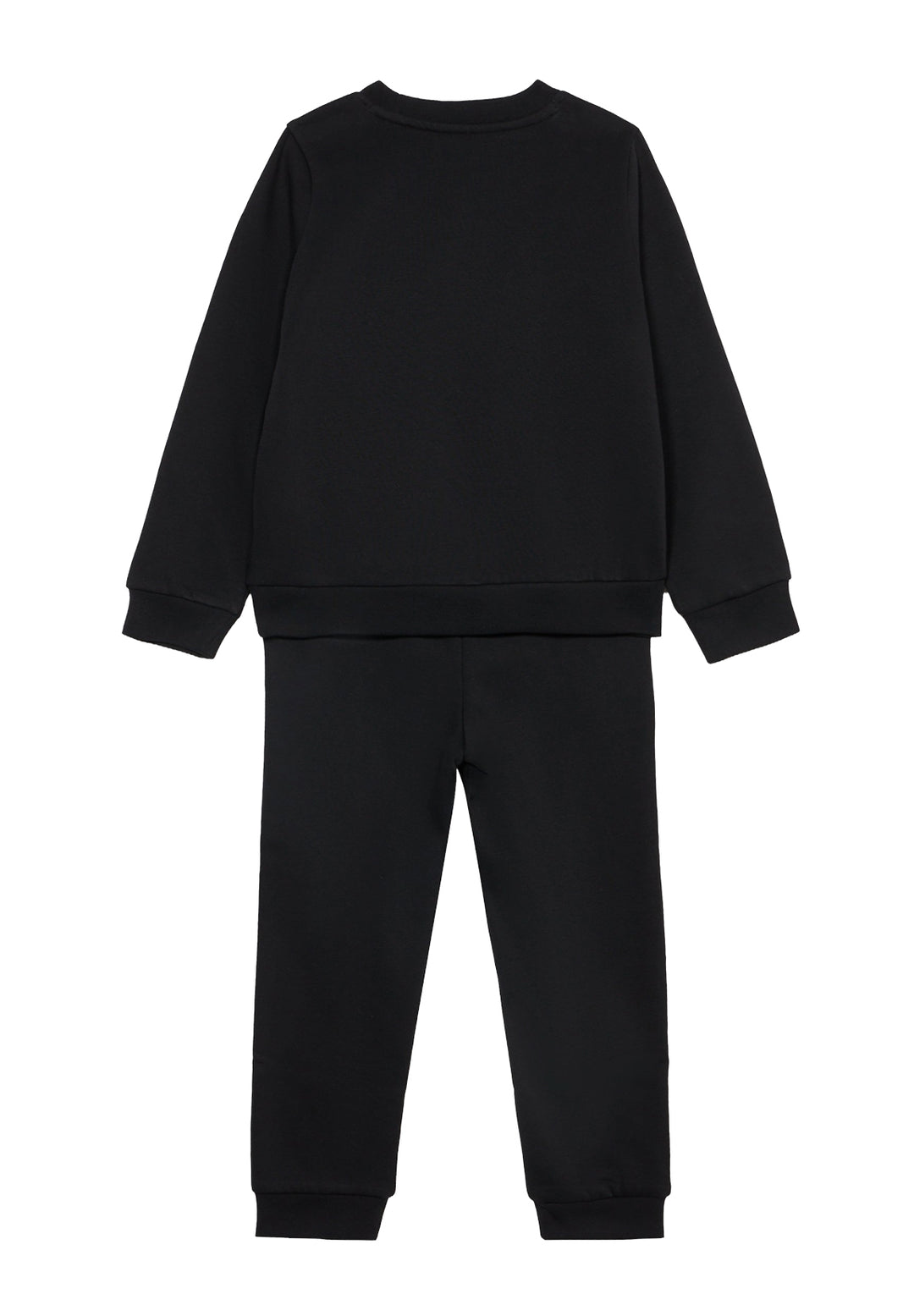 Completo felpa nero per bambino