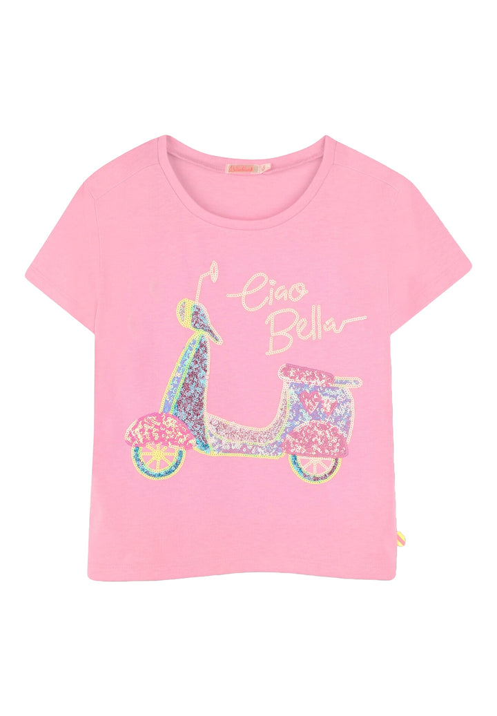 T-shirt rosa per bambina