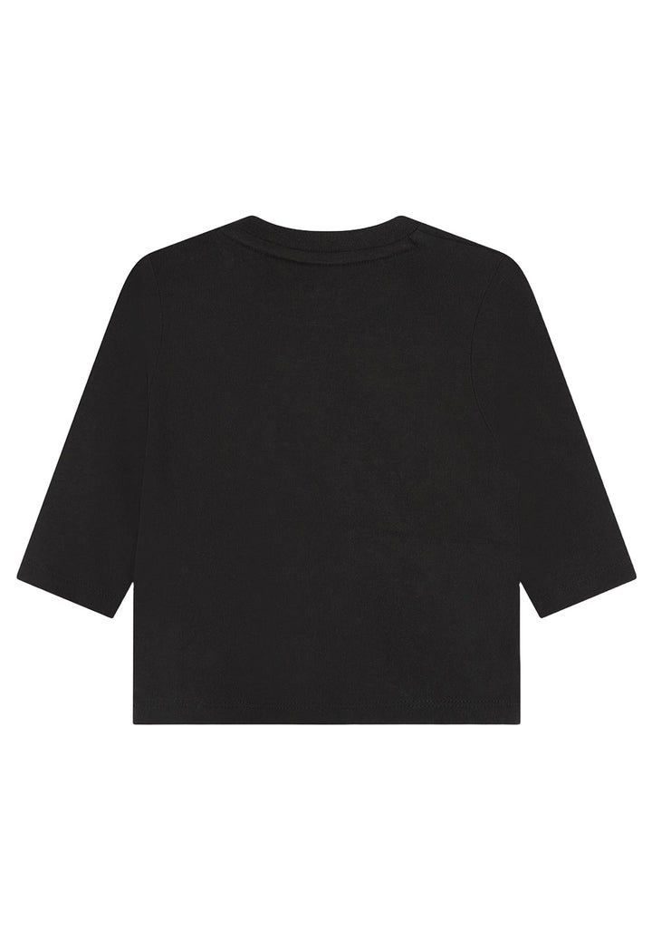 T-shirt nera per bambino