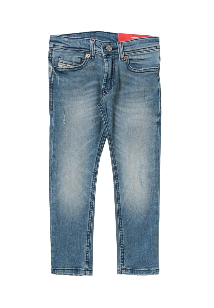 Jeans blu denim per bambino