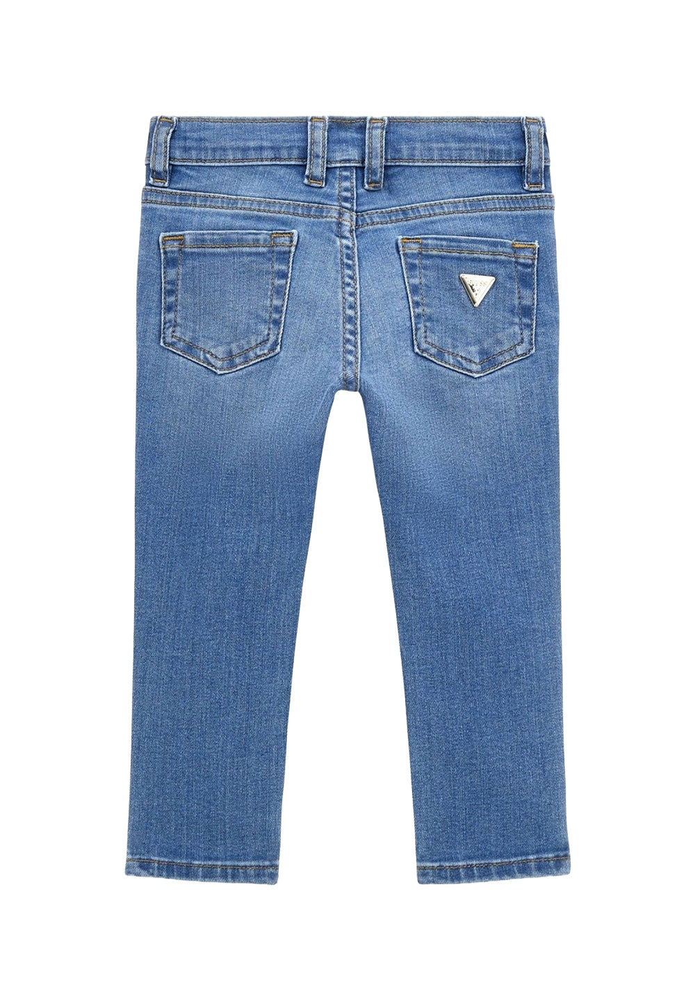 Jeans blu denim per neonata