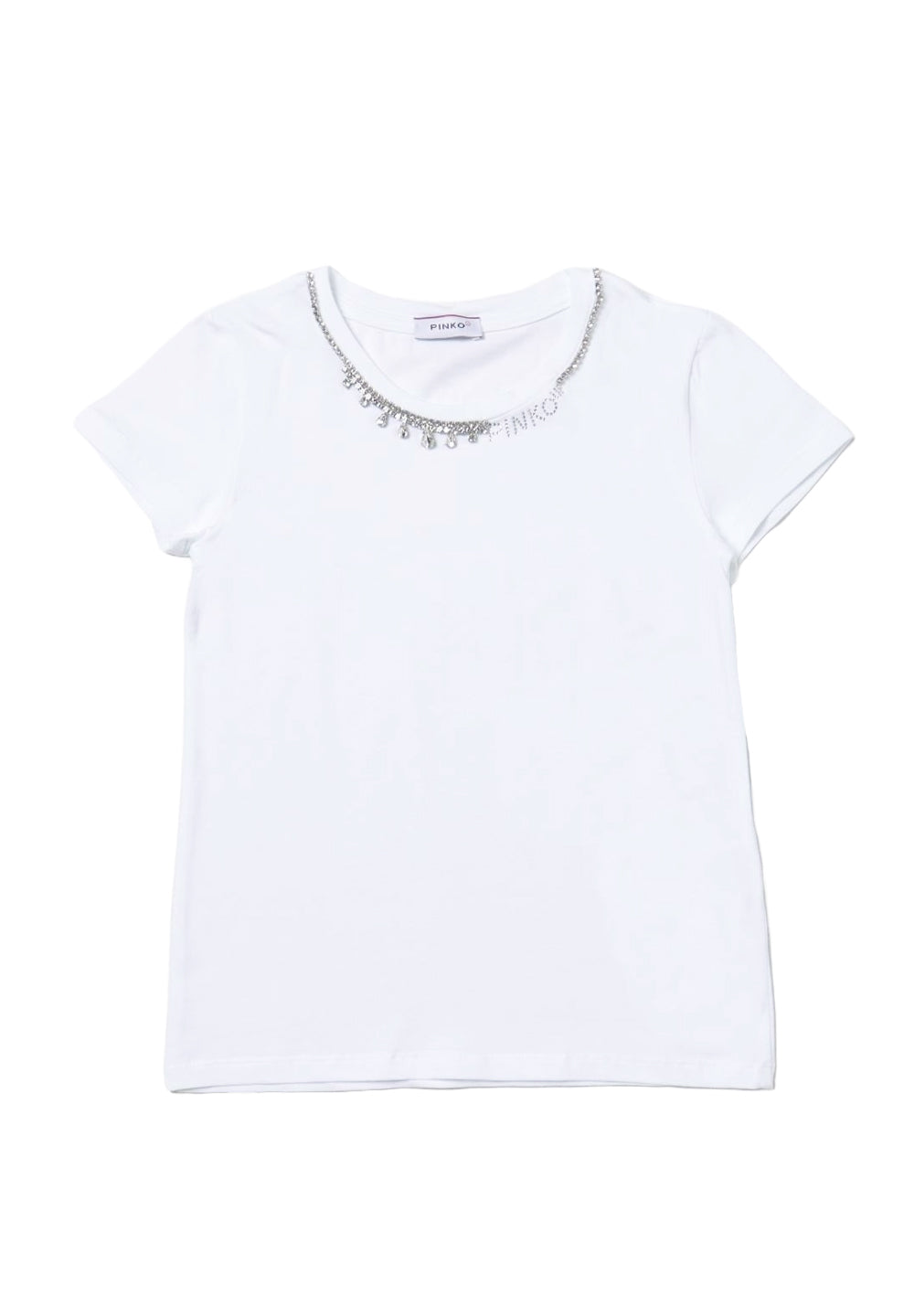 T-shirt bianca per bambina