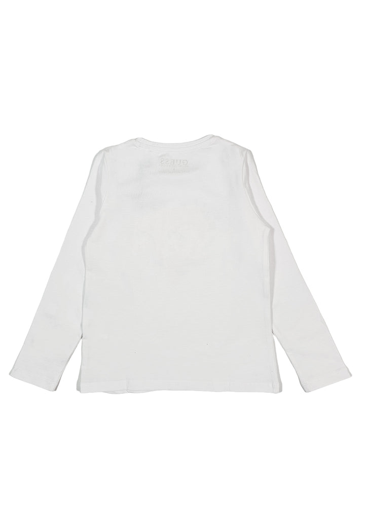 T-shirt bianca per bambina