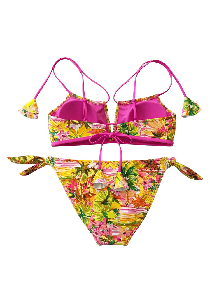 Costume bikini multicolor per bambina