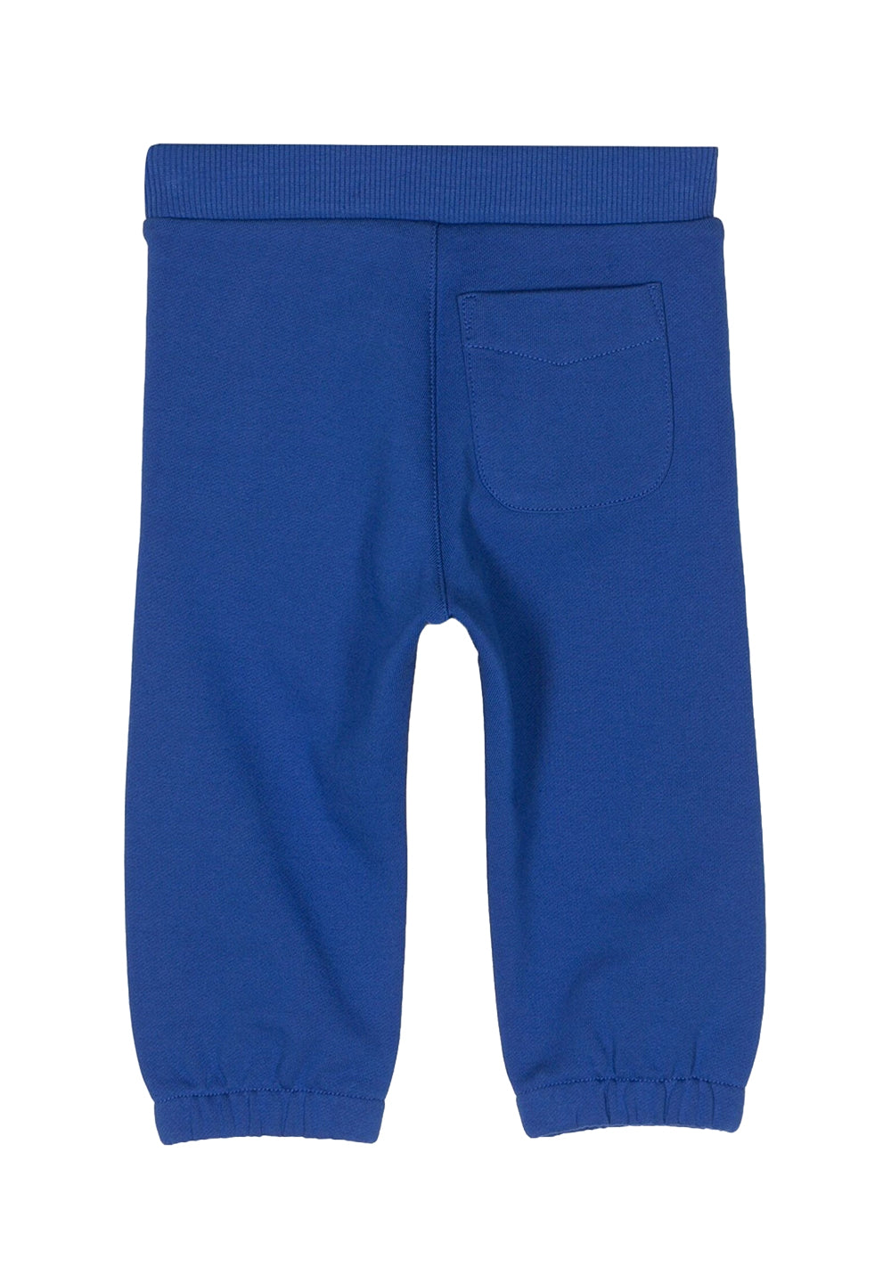 Pantalone felpa blu per neonato