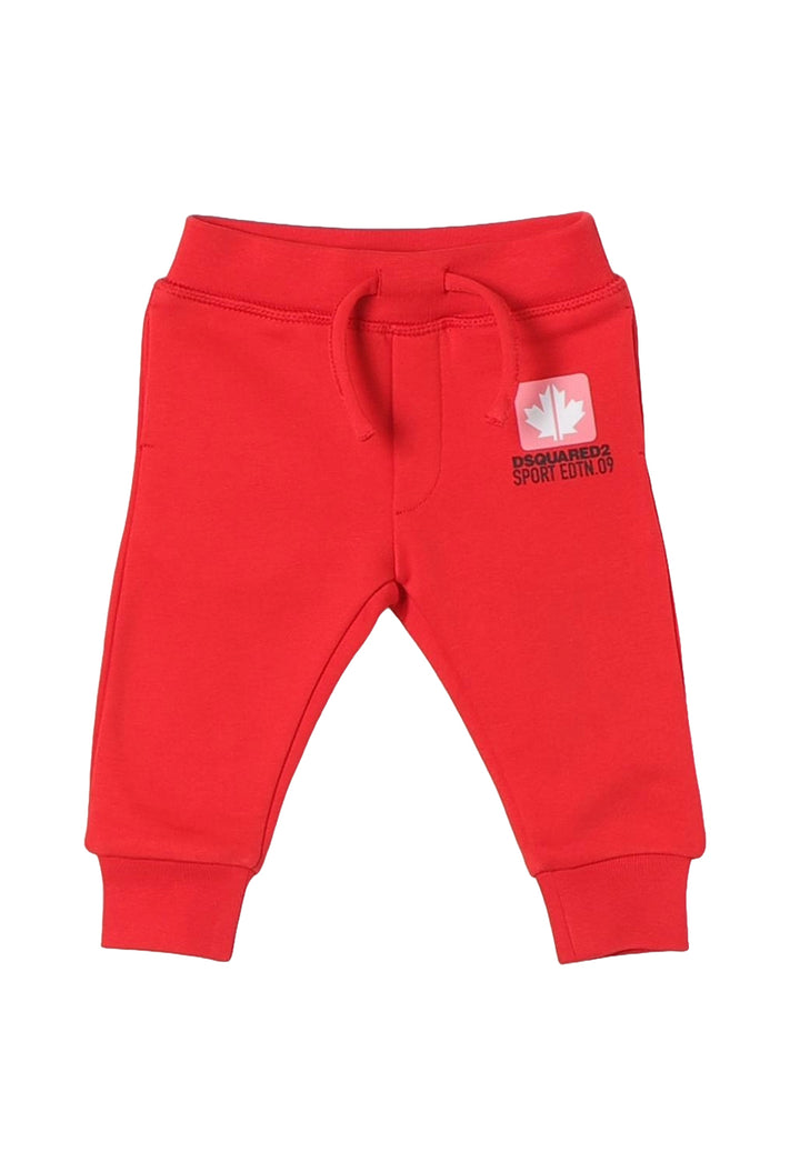 Pantalone felpa rosso per bambino