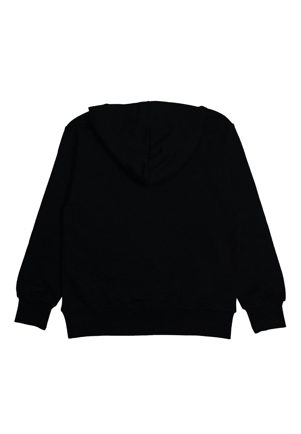 Felpa cappuccio nera per bambino