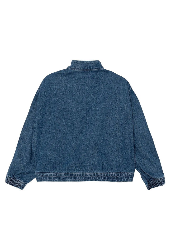 Giacca denim blu per bambina