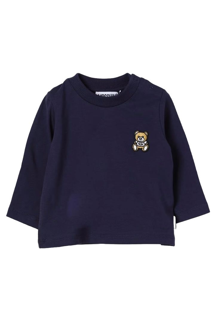 T-shirt blu per neonato