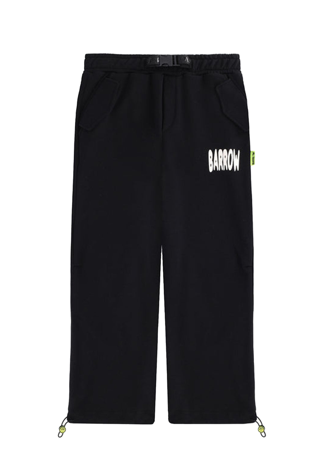Pantalone felpa cargo nero unisex