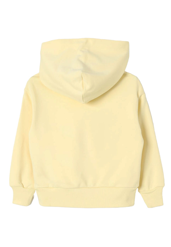 Felpa cappello giallo per bambina