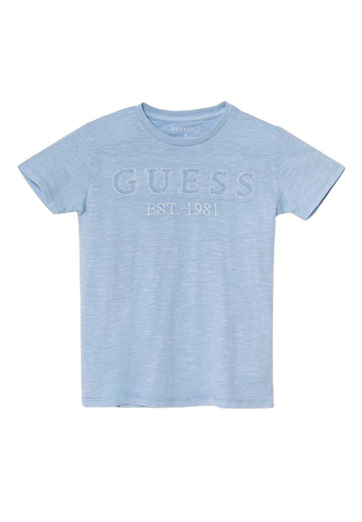 T-shirt celeste per bambino