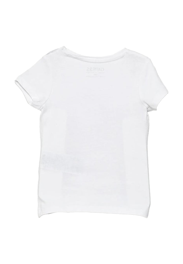 T-shirt bianca per neonata