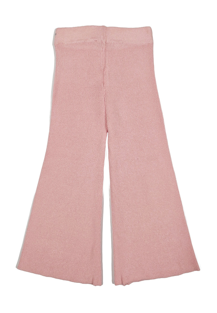 Leggings maglia rosa per neonata