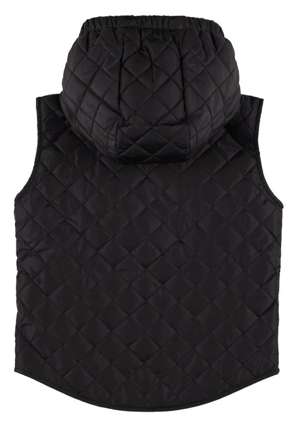 Gilet con cappuccio nero per bambino