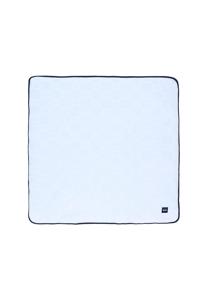 Coperta ciniglia celeste per neonato