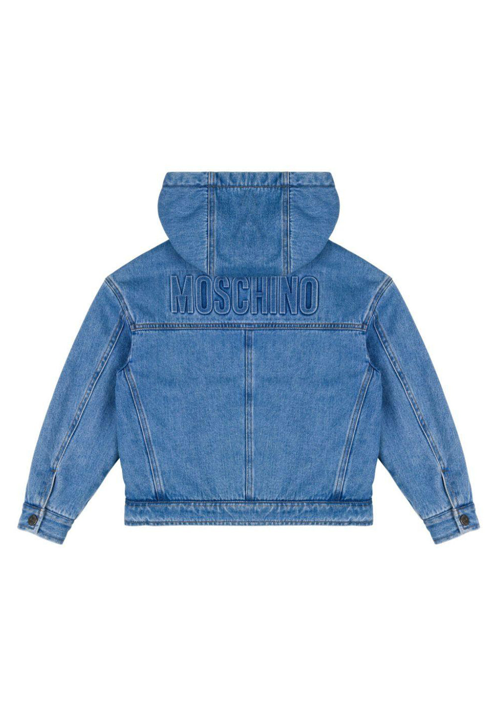 Giubbotto blu denim per bambino