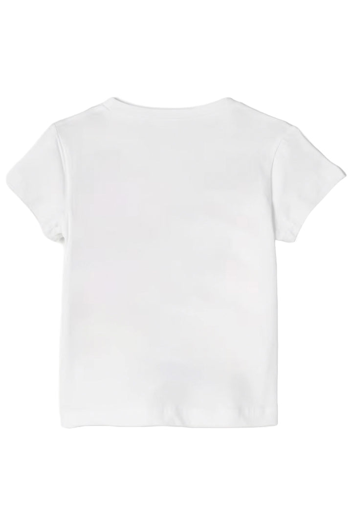 T-shirt bianca per bambina