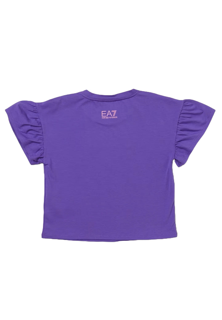 T-shirt viola per bambina