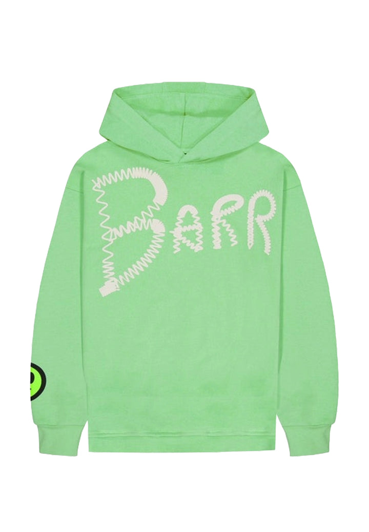 Felpa cappuccio verde per bambino