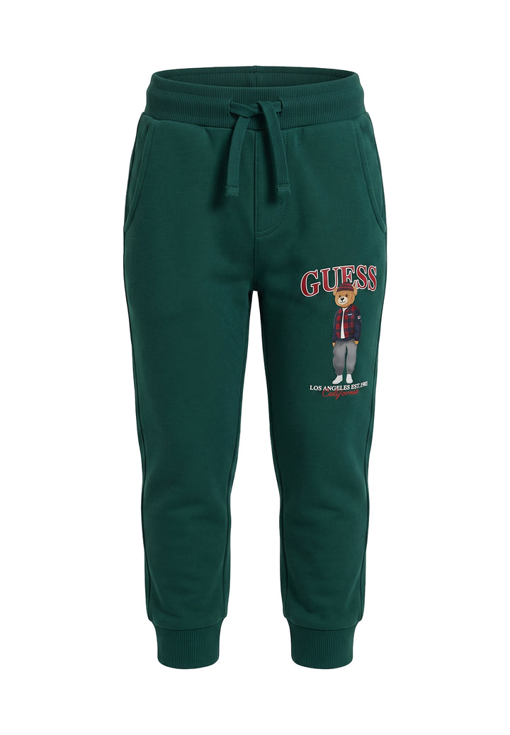 Pantalone felpa verde per bambino
