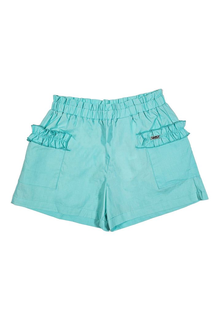 Short turchese per bambina