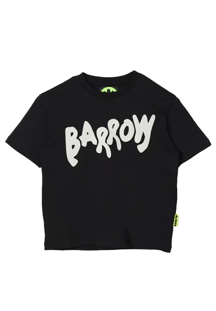 T-shirt nera per bambino