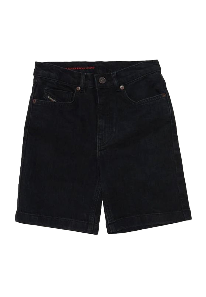 Bermuda denim nero per bambino