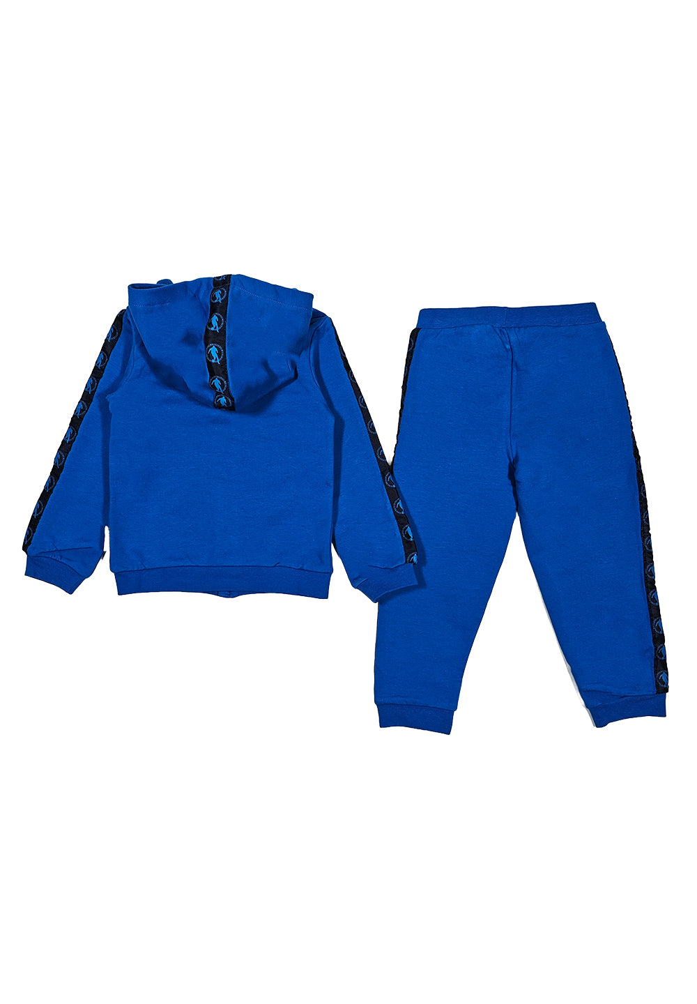 Completo felpa blu royal per bambino