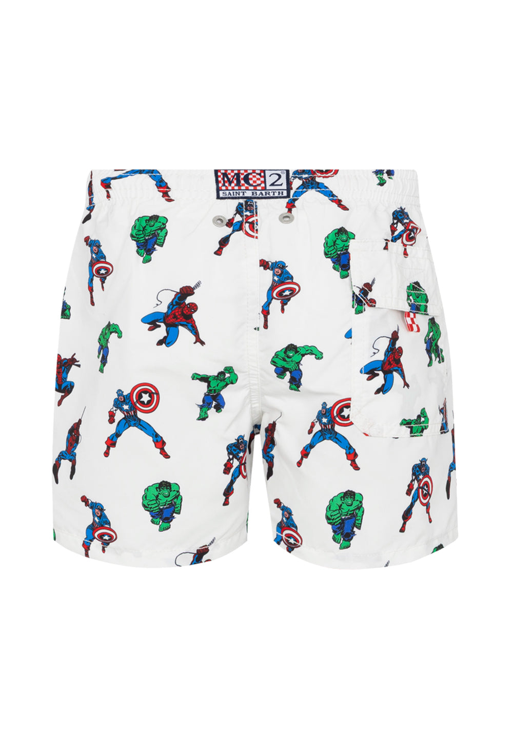 Costume boxer bianco per neonato