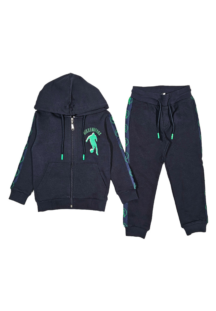 Blaues Sweatshirt-Set für Jungen