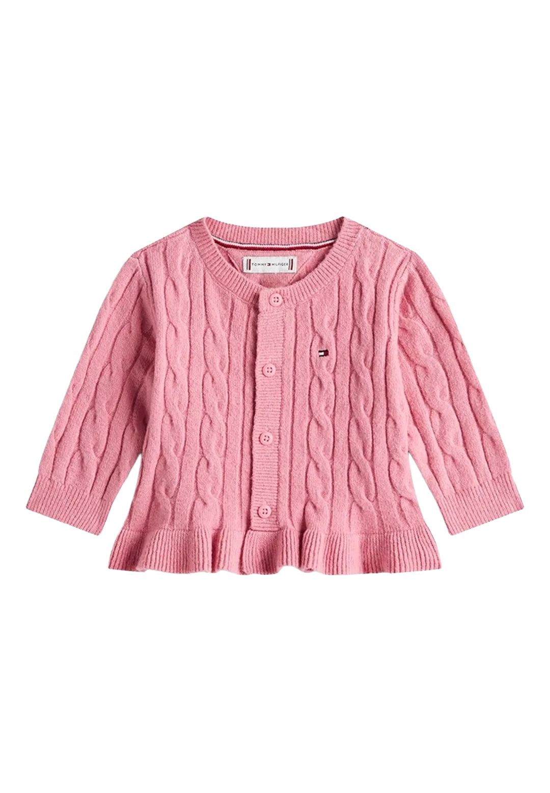 Cardigan rosa per neonata