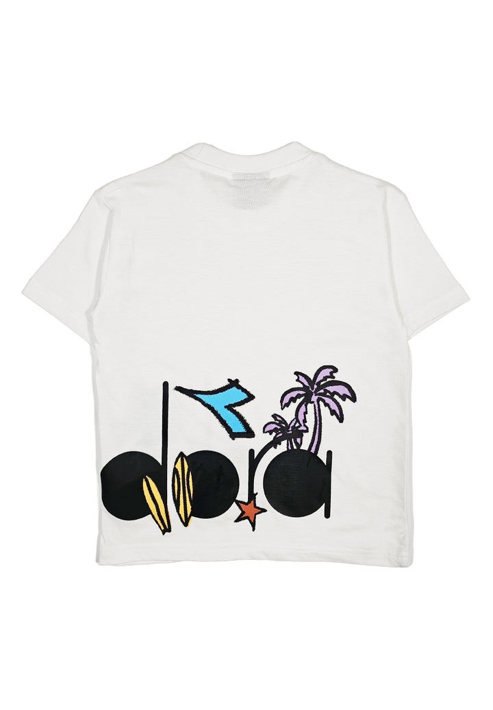 T-shirt bianca per bambino