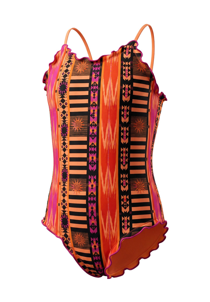 Costume intero multicolor per bambina