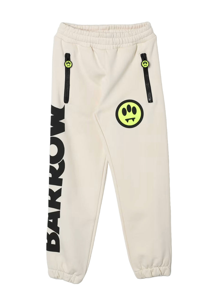 Pantalone felpa crema per bambino