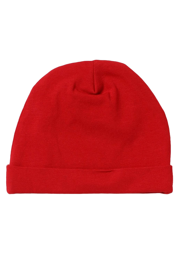 Cappello rosso per neonata