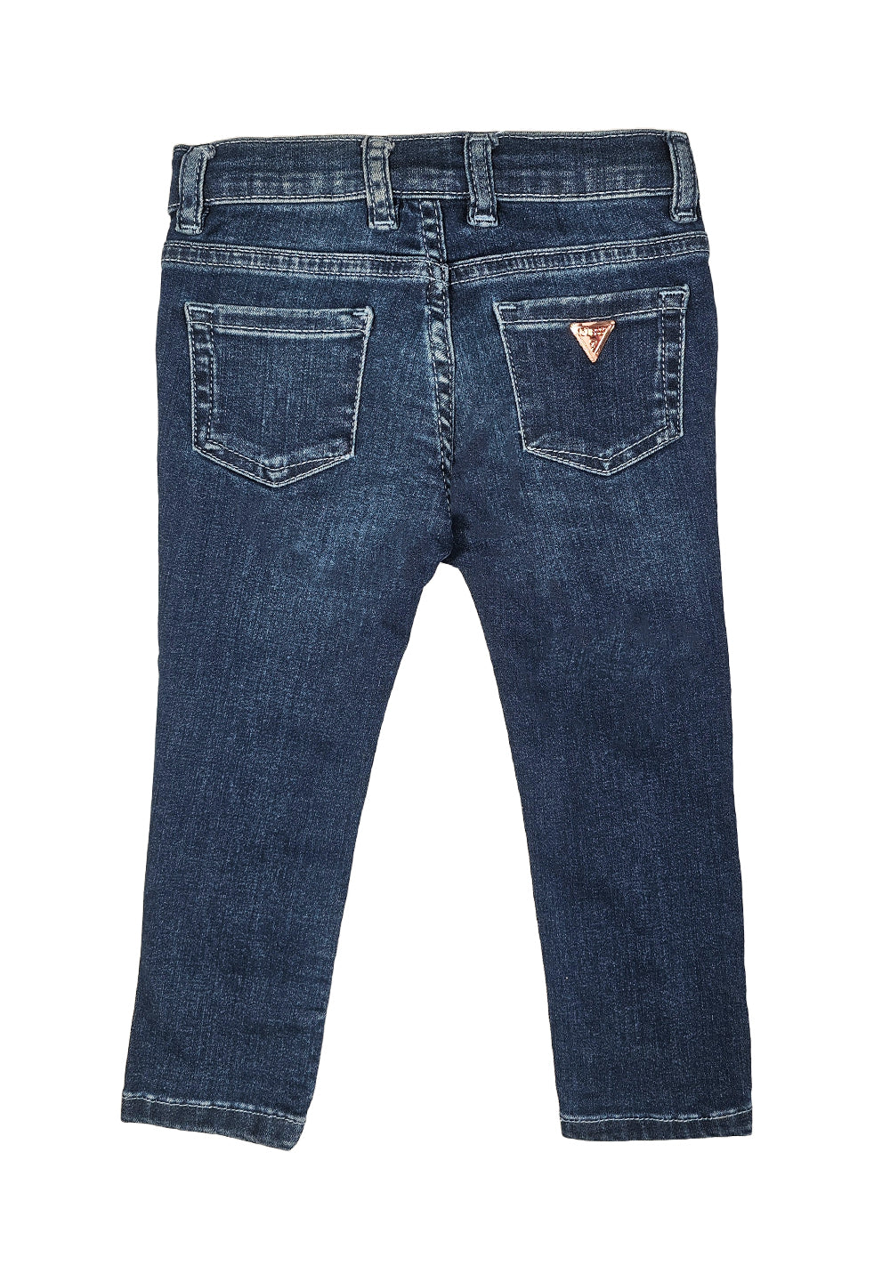 Jeans blu denim per neonata