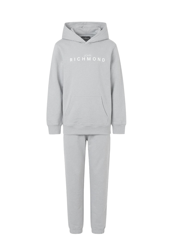 Completo felpa grigio per bambino