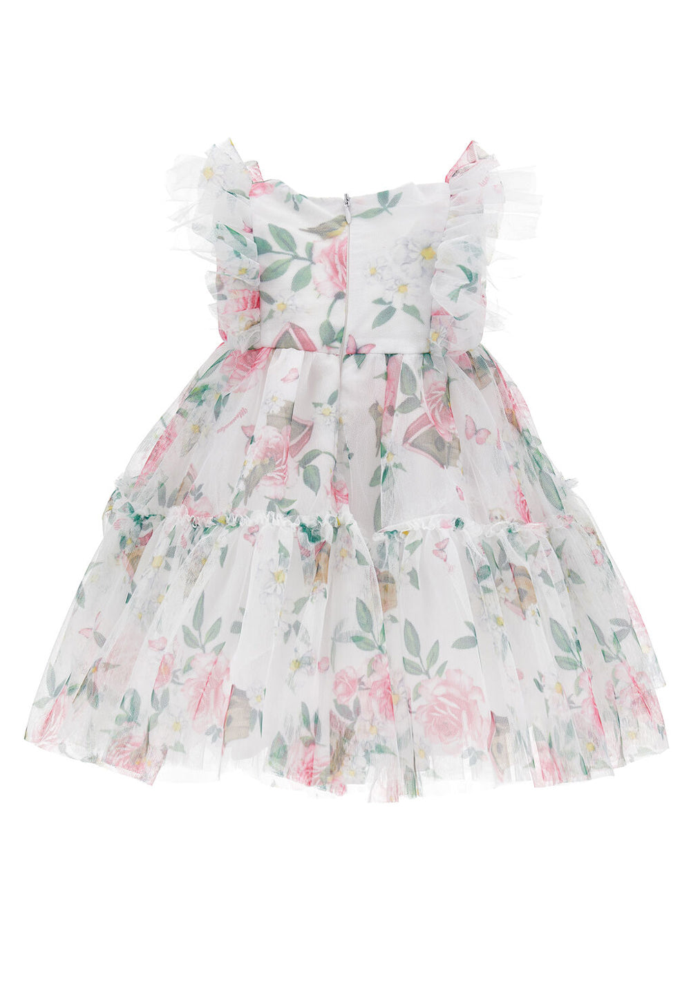 Vestito tulle bianco per bambina