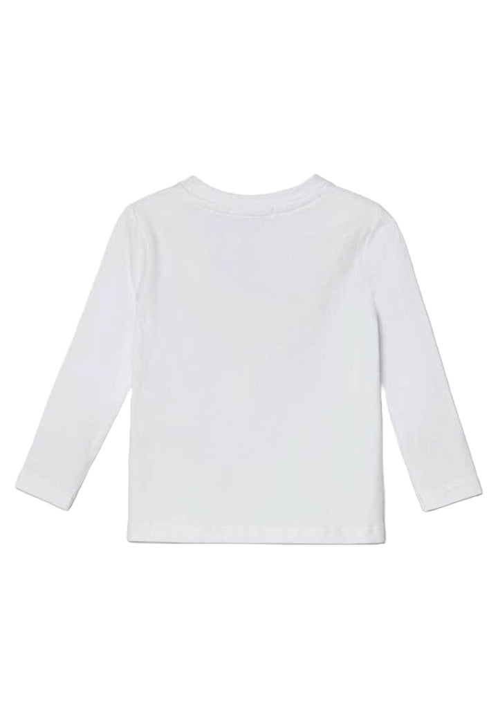 T-shirt bianca per neonata