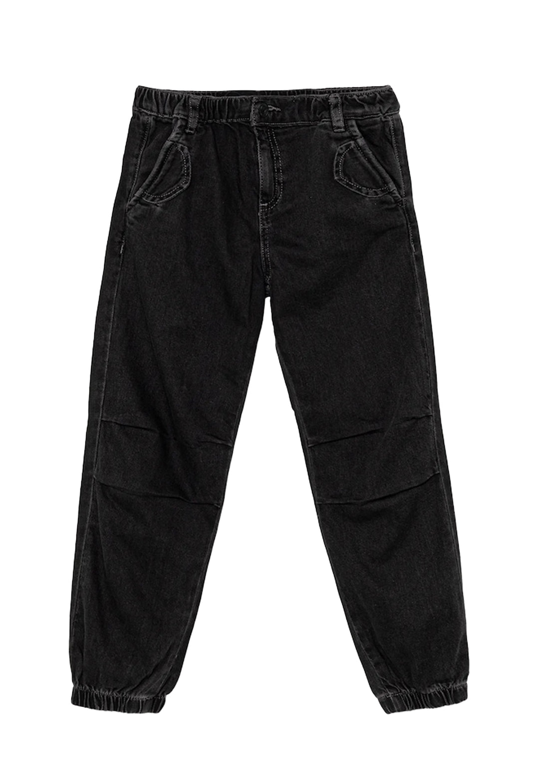Jeans nero denim per bambino