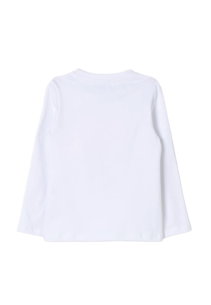 T-shirt bianca per neonata