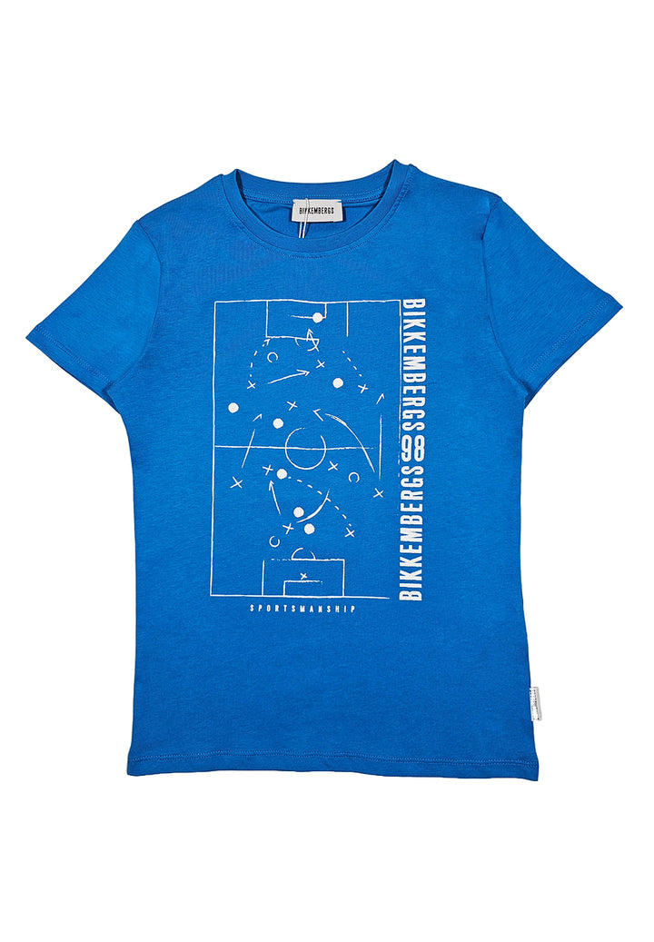 T-shirt celeste per bambino