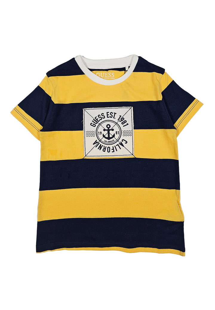 T-shirt giallo-blu per bambino