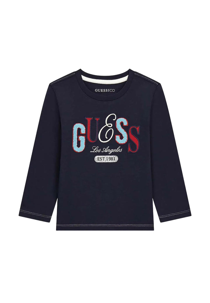 T-shirt blu navy per neonato