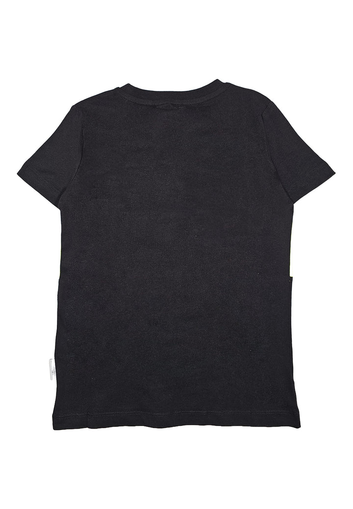 T-shirt nera per bambino