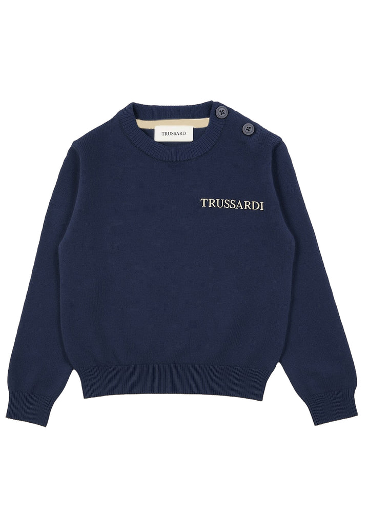 Maglione blu per neonato