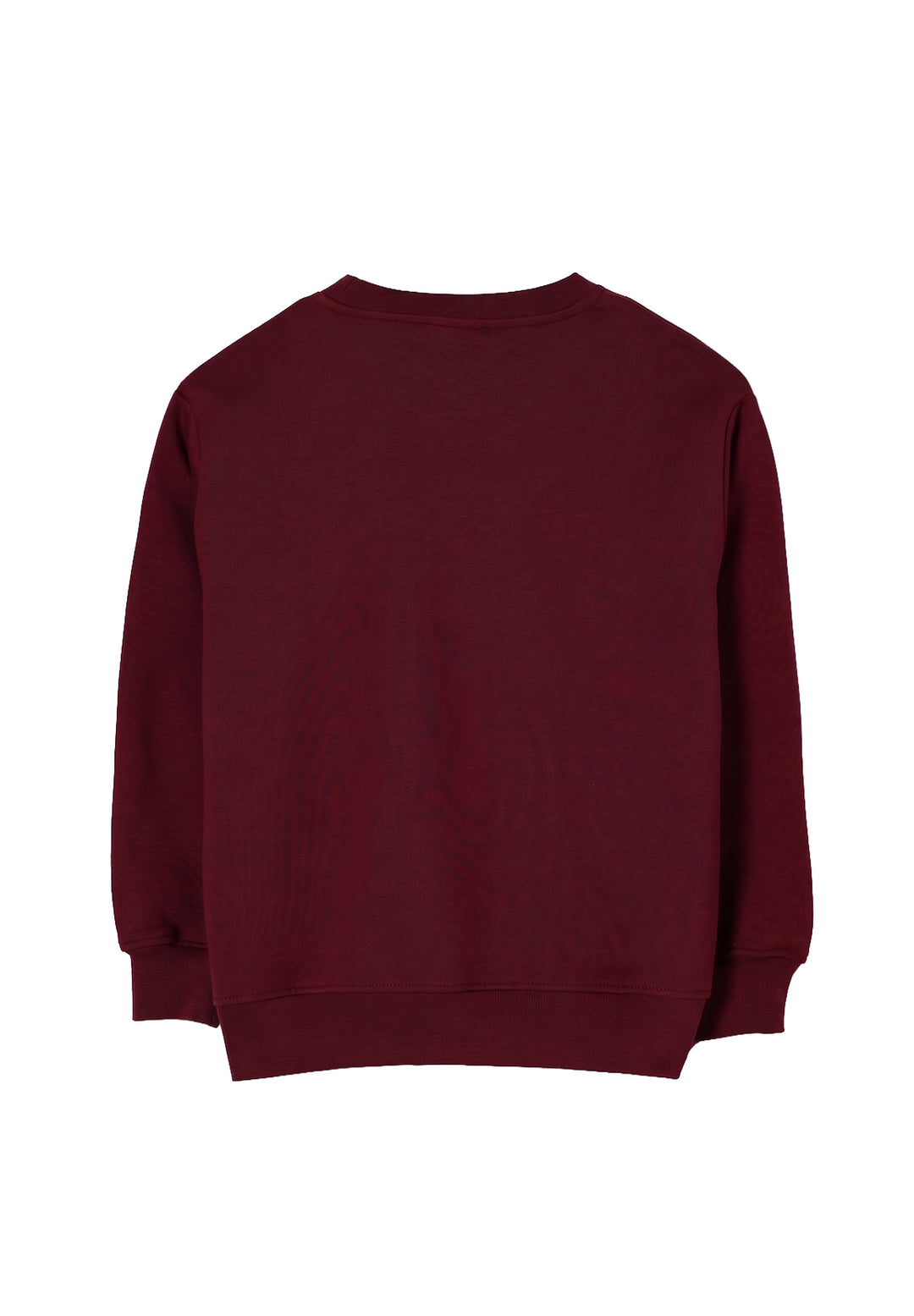 Felpa girocollo bordeaux unisex