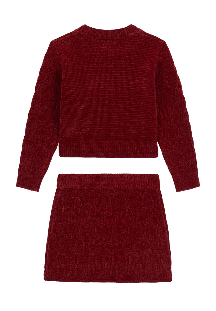 Completo rosso per bambina