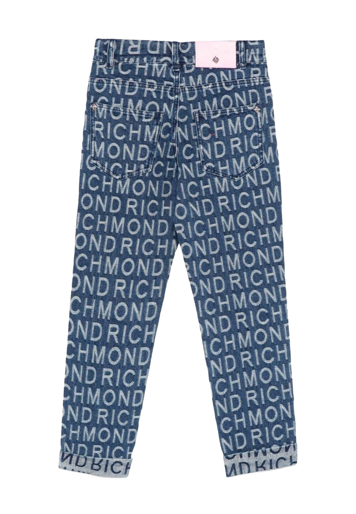 Jeans blu denim per bambina